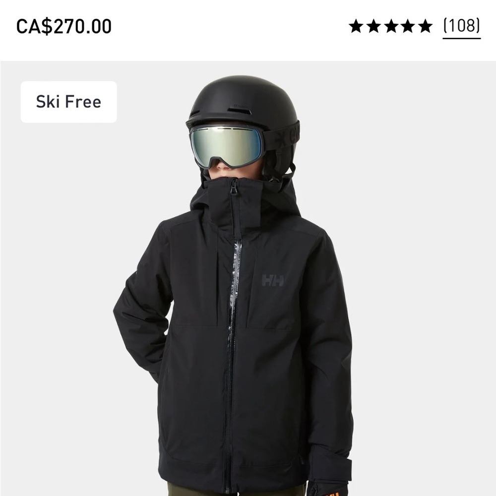 Helly Hansen Junior Alpha Ski Jacket